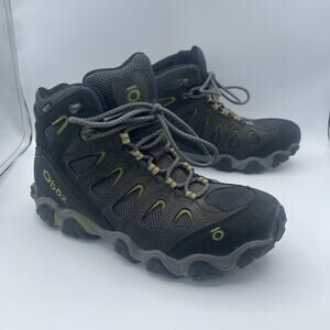 Oboz Sawtooth II Mid B-Dry Boots Mens 10.5 Grey Hiking Waterproof Trail Shoes